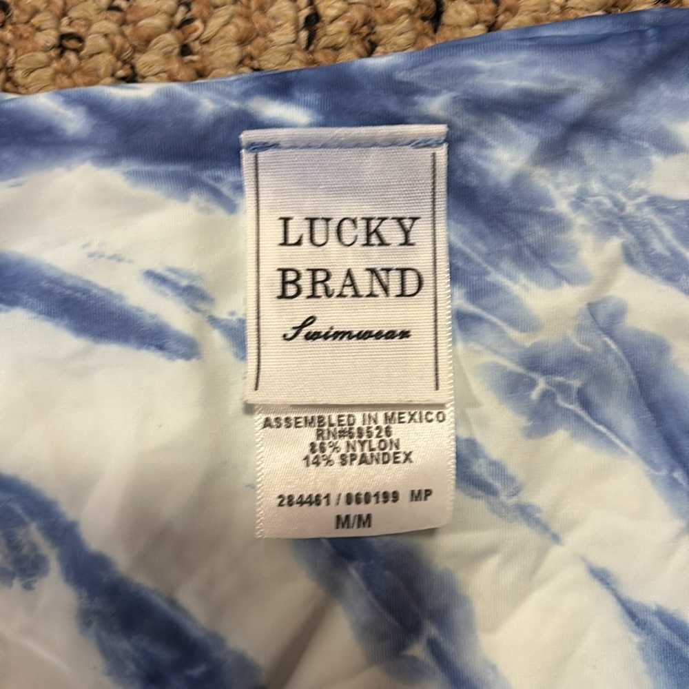 Lucky Brand Blue and White Swimwear - Picture 5 of 5